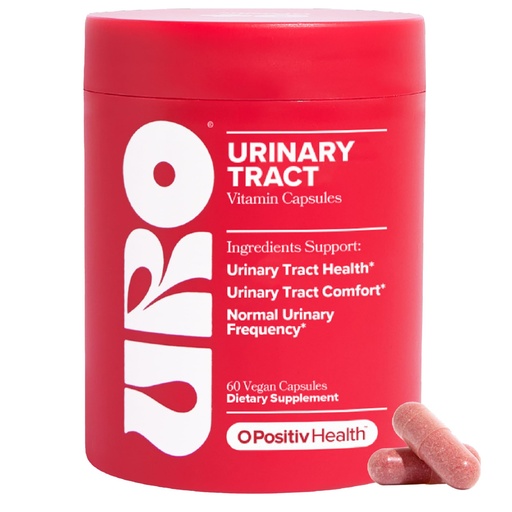 [BRSRAZYOAR5GCG32] O Positiv URO Urinary Tract Health Supplement for Women, 60 Count (Pack of 1) - Urinary Support Vitamins with Pacran Complete Cranberry Extract, D-Mannose, & Vitamin C - Vegan & Gluten-Free