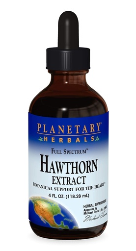 [BRSWIY37OUCA2HTY] Planetary Herbals Full Spectrum Hawthorn Liquid Extract Supplement, 4 Fluid Ounce