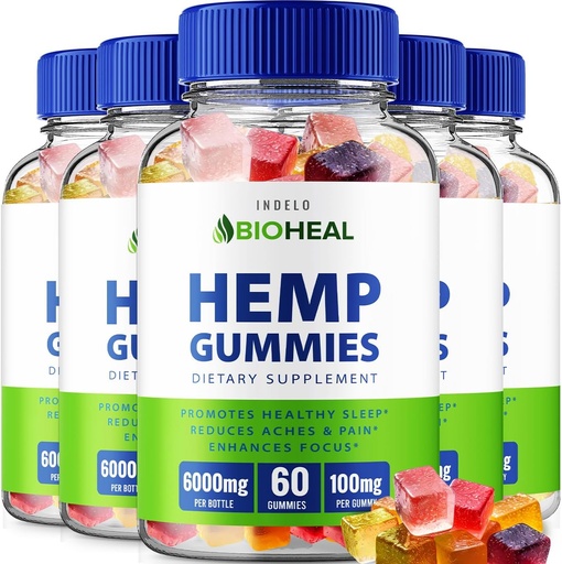 [BRSROC3QOECQKYA7] BioHeal Hemp Gummies - dengan Hemp Seed Extract Bio Heal Hemp Hemm Gummies Persediaan Herbal, Kesehatan dan Wellness, All Natual Hemp Gummy Advanced Formula (5 Pack - 30 Gummies)