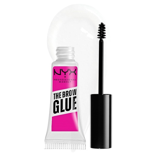 [BRSWYH34PMNAGGY4] NYX PROFESSIONAL MAKEUP The Brow Glue, Extreme Hold Eyebrow Gel - Clear