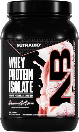 [BRSWIFQZOAMAIG3A] NutraBio 100% חלבון Whey חלבון Isolate אבקת חלבון, 25g חלבון עם פרופיל מלא Amino Acid, non-GMO, Soy & Gluten Free, Low Carb, Low Calorie Whey חלבון אבקה, קרם קרח סטרוברי, 2 Lbs Lbs Lbs, 2 Lbs Lbs Lbs Lbs, 2 Lbs Lbs Lbs.