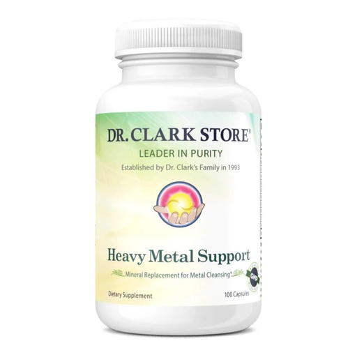 [BRSWKGILAEPAYF3C] Dr Clark Store Heavy Metal Support, Mineral Replacement for Metal Cleansing, 100 Capsules