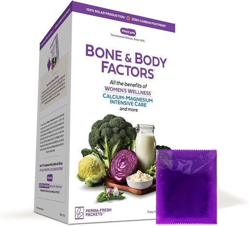 [BRSWGZI7CRYA4A35] ANDREW LESSMAN Bone and Body Factors 120 Packets - Combined Benefits of Calcium-Magnesium Intensive Care, Women's Wellness and More, Supports Bone Health, Special Needs of Women, All Stages of Life
