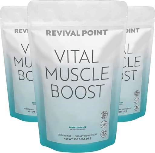 [BRSROAYZCN5QYCD5] Vital Muscle Boost- Premium MyHMB e Suplemento de Vitamina D3 para Adultos – Patented HMB Powder 3000mg- para Músculos Saudáveis, Energia e Vida Ativa Vibrante - Suporta Síntese e Força de Proteína