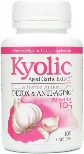 [BRSWIZYZOMCBGGDO] Kyolic Formula 105 Garlic Extract w/VIT A and E Selenium 100 Capsules