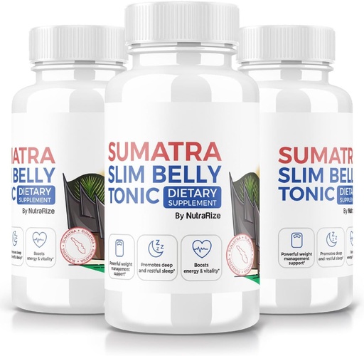 [BRSROBDQCUFWAD3A] (3 Pack) Sumatra Slim Belly Tonic, Sumatra Slim Belly Tonic Dietary Supplement for Advanced Weight Loss, Maximum Strength All-Natural Pill to Target Belly Fat, Sumatra SlimBelly Reviews (180 Capsules)
