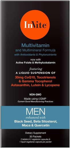 [BRSWY2QBBB6BEDTD] Inviter les hommes de santé Multivitamine - Multivitamine quotidienne complète avec un soutien accru pour la nutrition des hommes - 30 jours d'approvisionnement (2-pack)