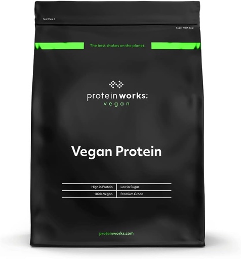 [BRSW2BI3OANBQ3L3] Vegan Protein Powder | 100% Plant-Based & Natural | 25g Protein | Gluten-Free | Low Fat Shake | Chocolate Silk | 2.20 Pounds