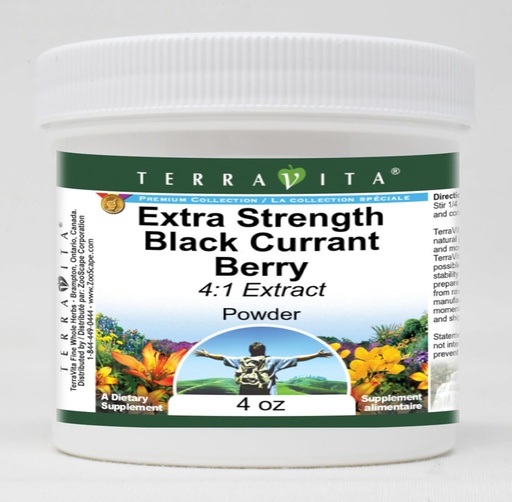 [BRSWGZADCF5AYE3J] Extra Strength Black Currant Berry 4:1 Extract Powder (4 oz, ZIN: 514115) - 3 Pack