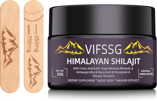 [BRSROGITBN7WO3LU] Shilajit Pure Himalayan Organic, 700 Mg Shilajit Supplement, Shilajit Resin Organic, Gold Grade Nature Shilajit with 4 in-1 Complex for Energy Support, 30 Grams, 1 Pack