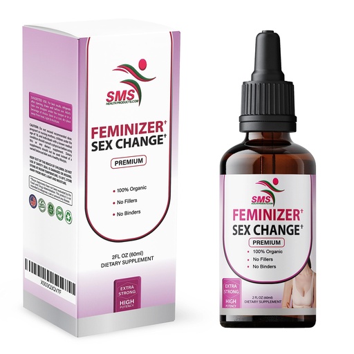 [BRSRMBIPO4GQK3T6] Feminizer by SMS, Pueraria Mirifica Drops for Estrogen | Premium Grade | Herbal Liquid Extract | Non-GMO, Organic, Vegan, Alcohol Free Tincture | 2 Fl Oz (60ml) | for Trans Women Ladyboy LGBT