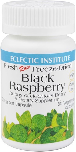 [BRSWIYQAO4GRCDA3] Eclectic Institute Black Raspberry - 300 mg - 50 Vegetarian Capsules