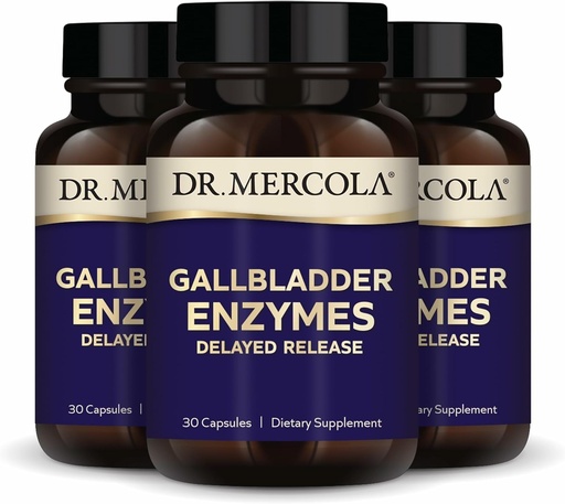 [BRSROEILOEFQKYLP] Dr. Mercola Gallbladder Enzymes - Gallbladder & Дайвінг Підтримка охорони здоров'я - Включає Pancreatic Protease, Amylase & Lipase - Non-GMO, Gluten-Free & Soy-Free - 90 Видаляє Capsules (90 сервірування)