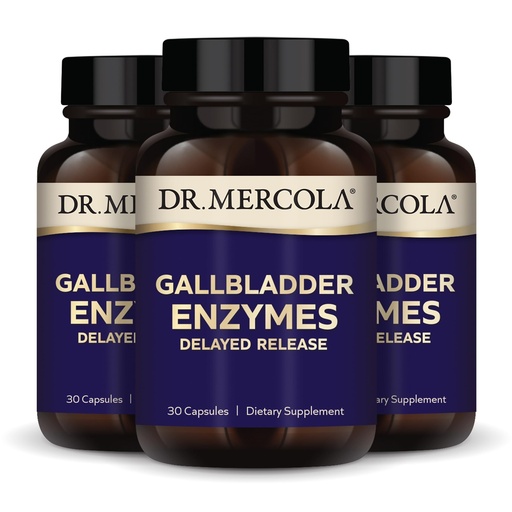 [BRSROEILOEFQKYLP] Dr. Mercola Gallbladder Enzymes - Gallbladder & Digestive Health Support - Includes Pancreatic Protease, Amylase & Lipase - Non-GMO, Gluten-Free & Soy-Free - 90 Delayed Release Capsules (90 Servings)