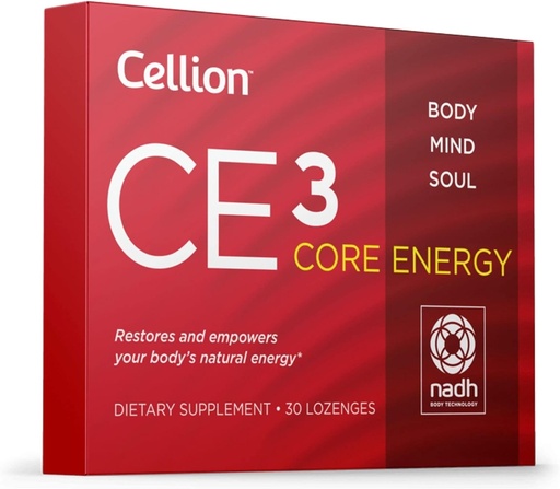 [BRSW2FA2AUHAAET6] Cellion CE3 Core Energy NADH Supplement effectiever dan andere supplementen Best voor energieproductie, Metabolisme, Antiaging, Cellular ATP Development, Performance, Vegan 30 Tel 20mg Lozen