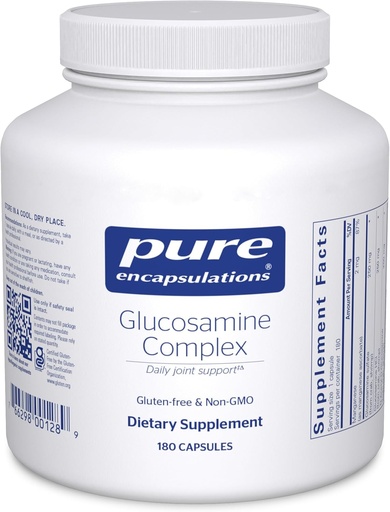 [BRSWIY36OJ5BQGY3] Encapsulations Glucosamine Complex | Dieta osagarrien kartilajea manganesoarekin | 180 kapsulak