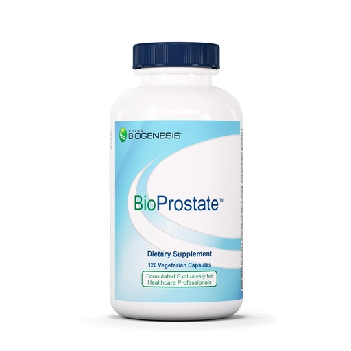 [BRSWIYQEAAIQA3AZ] Nutra BioGenesis BioProstate - Saw Palmetto for Men, Prostate Health Supplements for Men, Urination Flow Support with Pumpkin Seed, Nettle & Pygeum - 120 Vegan Capsules