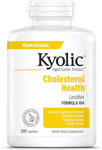 [BRSWIYQPCNYWEC3U] Kyolic Aged Garlic Extract Formula 104, Cholesterol Health