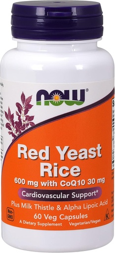 [BRSWIYQ6CACR4EY3] Now Foods Red Rice Yeast & CoQ10, 60 caps ( Multi-Pack)
