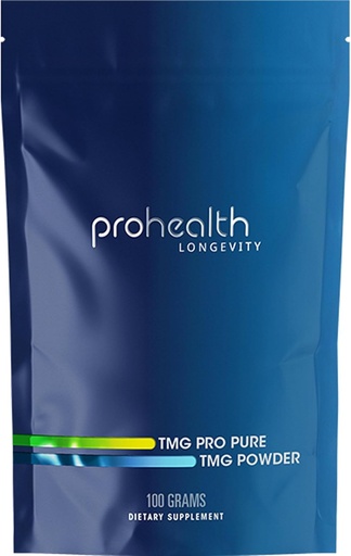 [BRSW2ZQROYHGMD3G] ProHealth Longevity TMG Pro 100 Grams Bulk Pulber (trimetüülglütsiin - veevaba betaiin) - Metüülimise toetus