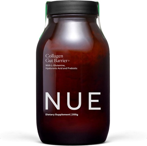 [BRSRAZIHDIHWCC3B] The Nue Co. Collagen Gut Barrier+, Dietary Supplement, Hyaluronic Acid and Prebiotic, Supports Skin Health, 200 Grams