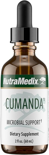 [BRSWYCABAV6WYCQU] Nutramedicinsk Cumanda Liquid Immunitet Support - Urtetank til fremme af mikrobiel, fordøjelig & Gut sundhed for kvinder & mænd - Lavet med Huacapurana Tree Bark ekstrakt (2oz / 60ml)