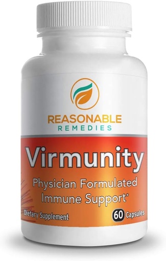 [BRSROGAZOQAWEADB] Virmunity - Immune Support Supplement, 60 Capsules for Adults, with Vitamin C and E, Selenium, Zinc, Antioxidants, NAC, and probiotics.