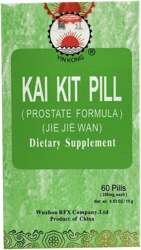 [BRSWGGQRDIMAODYZ] Kai Kit Pill (Prostate Formula) (Jie Jie Wan) Suplemento dietético