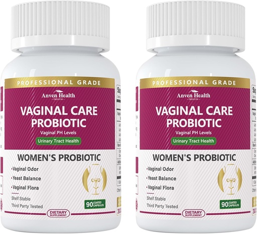 [BRSRAH34BMFRQGY2] Vaginal Probiotics for Women pH Balance with Prebiotics - 60 Billion Womens Probiotic for Vaginal Flora, Odor, Yeast & Digestive Health with Saffron, Cranberry, Vegan & Non-GMO | 180 Caps