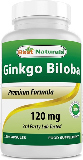 [BRSWIFIRA4JQC3DE] El millor Natural Ginkgo Biloba 120 mg 120 Capules