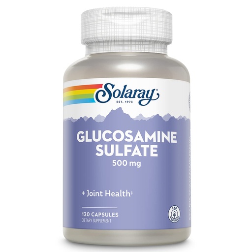 [BRSWIYT3OMAGKEDK] SOLARAY Glucosamine Sulfate 500 mg | Healthy Joint Flexibility & Resiliency Support (60 Serv, 120 CT)