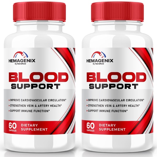 [BRSRAZYOCJYWKCY4] (2 Pack) Hemagenix Capsules, Hemagenix Advanced Blood Support Formula, All Natural Supplement to Maintain Healthy Levels, Extra Strength Pills for Overall Wellness, Official Reviews (120 Capsules)