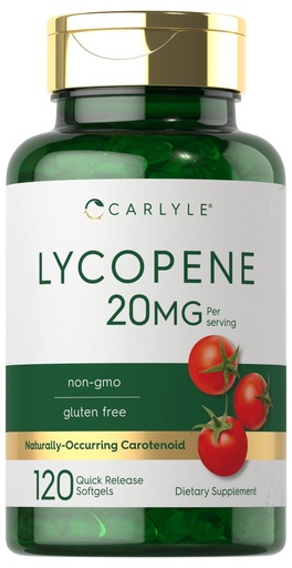 [BRSW2ADQOEDWAHLL] Carlyle Lycopene | 20mg | 120 Softgels | Non-GMO & Gluten Free Supplement