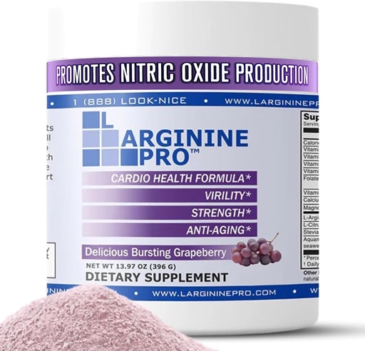 [BRSWIFTQO4FB2GQ7] L-Arginine Propro 5500mg L-Arinine Plus L-Citrulliine 1,100mg Grape Powder dung nạp hỗn hợp cho sản xuất Oxide