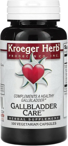 [BRSWI2Q7BIAQ2CLA] Kroeger Herb Gallblader Care Vegetariske kapsler, 100 greve