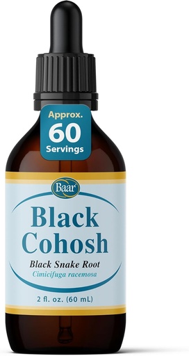 [BRSWIYYNBVYBUELC] Baar Black Cohosh (Snakeroot) Fluid Extract, 2 Ounces