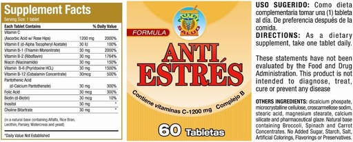 [BRSWKELROIIRACLA] Şirkətli Məhsullar Anti Estres Formula Natural. Tratamiento Natural para Combatir el estres y la ansiedad, Set de 2 frascos para 4 Meses. Oxunub: