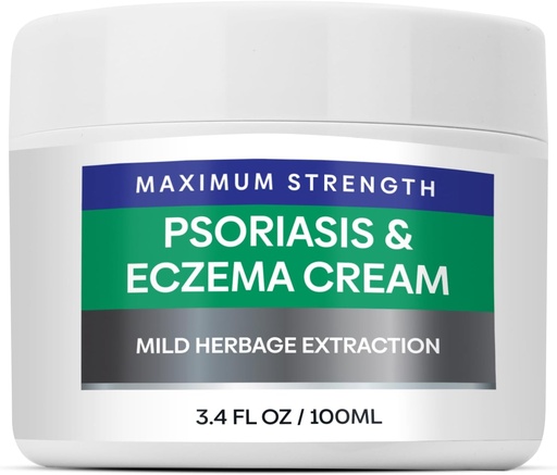 [BRSRAGQ5OF7BOCI3] Hermon Psoriasis Eczema Relief Cream: Maximum Strength for Psoriasis Eczema - Relieve Symptom of Resistant Effective for Seborrheic Dermatitis Folliculitis 100m 3.4 Fl Oz (Pack of 1)