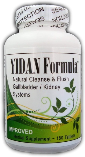 [BRSWECQKCQCGMYL5] Gallbladder & Kidney Cleanser. Dissolve & Flush Supplement for Gallstone and Kidney Stone Dissolving with a Unique Proprietary Formula. 180 Tablets.