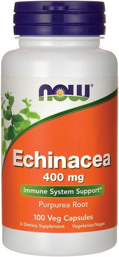 [BRSWIYT3O4FAMA3Y] Now Foods Echinacea Root Purpurea 400mg 100 Caps