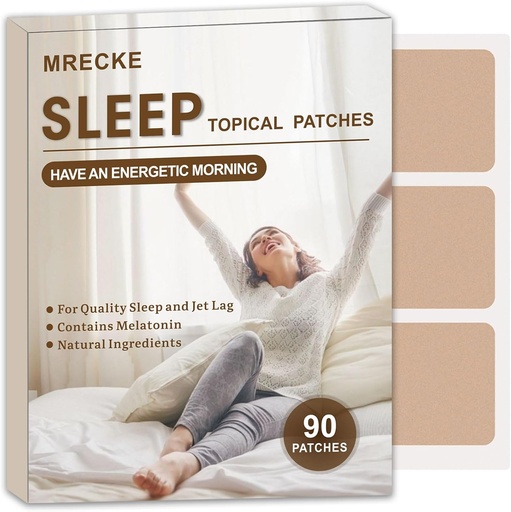 [BRSROCT6CAFQK3TK] Sleep Patches for Adults Extra Strength - Fast Acting, Skin-Friendly for Men and Women, Cruelty Free Sleep Aid Alternative | 90 Patches