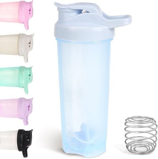 [BRSRAED4PMGQE332] D.Y.A 24oz Shaker Bottle，Leak Proof Sports Shaker Cups for Protein Shakes，Shaker Bottle for Pre Workout and Travel To Go，BPA Free & Easy Clean Protein Shaker Bottle,Blue