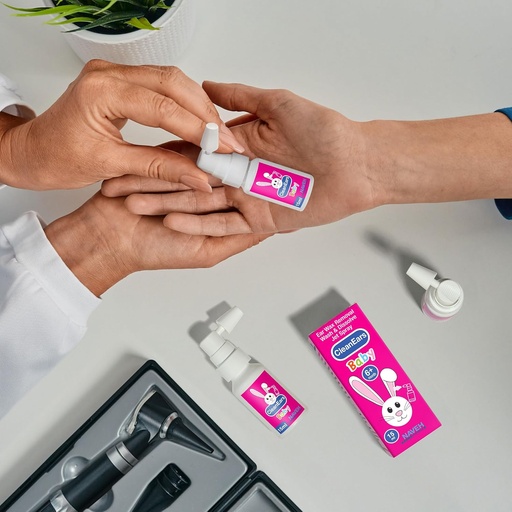 [BRSRMZIOAACGCFDZ] NAVEH PHARMA CleanEars Zīdaiņu ausu vaska noņemšanas smidzinātājs 0,5 Fl Oz (1 vienība) + NAVEH PHARMA sauso ausu smidzinātājs 1 Fl Oz (1 vienība)