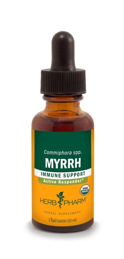 [BRSWIYTYOZ6BSH3A] Herb Pharm Myrrh Liquid Extract Drops for Immune System Support, 1 Oz