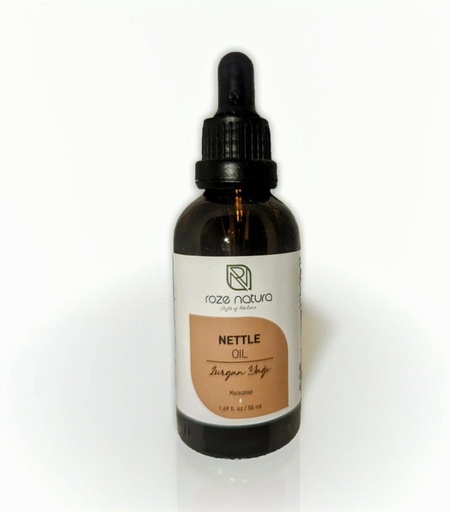 [BRSRA2YPOQCBQHY6] Nettle Leaf Infused Oil Extract (Macerated Oil), 1.69 fl oz (50ml), 100% Natural & Pure, Non-GMO