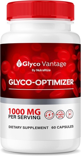 [BRSRAHAPCNYQ4GYZ] Glyco Vantage Capsules - Premium GlycoVantage Glyco Optimizer, soutient un mode de vie sain, toutes les pilules naturelles pour des niveaux sains et stables, examen officiel de Glyco Vantage (60 capsules)