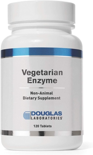 [BRSWIYT7CAPGIE3G] Douglas Laboratories Enzyme | Fermented Enzymes Suitable for Vegetarians | 120 Tablets