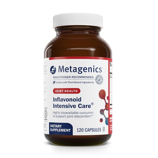 [BRSROGQCBEBRY23H] Metagenics Inflavonoid Intensive Care - Curcumin, Boswellia, Ginger & Fenugreek - Supports Joint Comfort, Immune Health & Normal Inflammatory Response - Non-GMO, Gluten-Free, Vegetarian - 120 Capsules