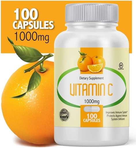 [BRSWYZAYCB6A4E34] Vitamin C 100mg 100 Capsules (2 Botol)