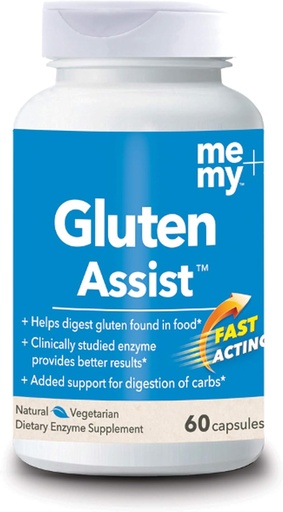 [BRSWKHQTCAMGYHTM] Me and My - Gluten Assist, Helping You Give Gluten the Boot, 60 Capsules